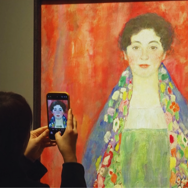 Blog post summary highlighting the auction of Gustav Klimt's Portrait of Miss Lieser