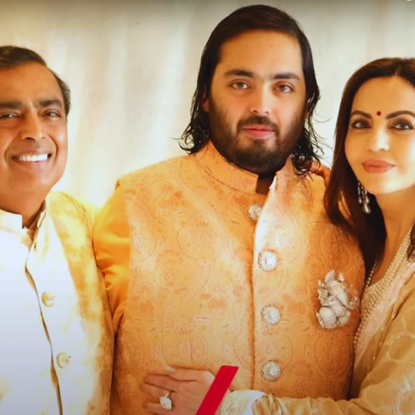 Anant Ambani wedding celebration highlights with celebrity guests and luxurious decorations