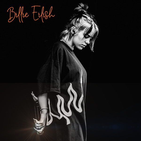 Promotional image for Billie Eilish's eco-friendly world tour