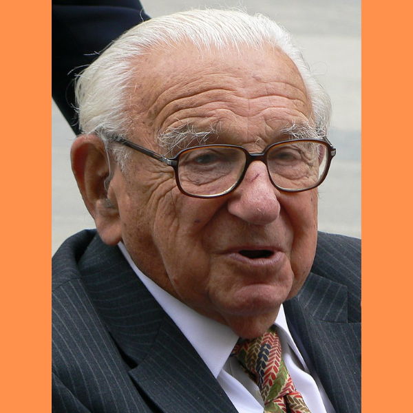 Photograph of Nicholas Winton known as Britain's Schindler