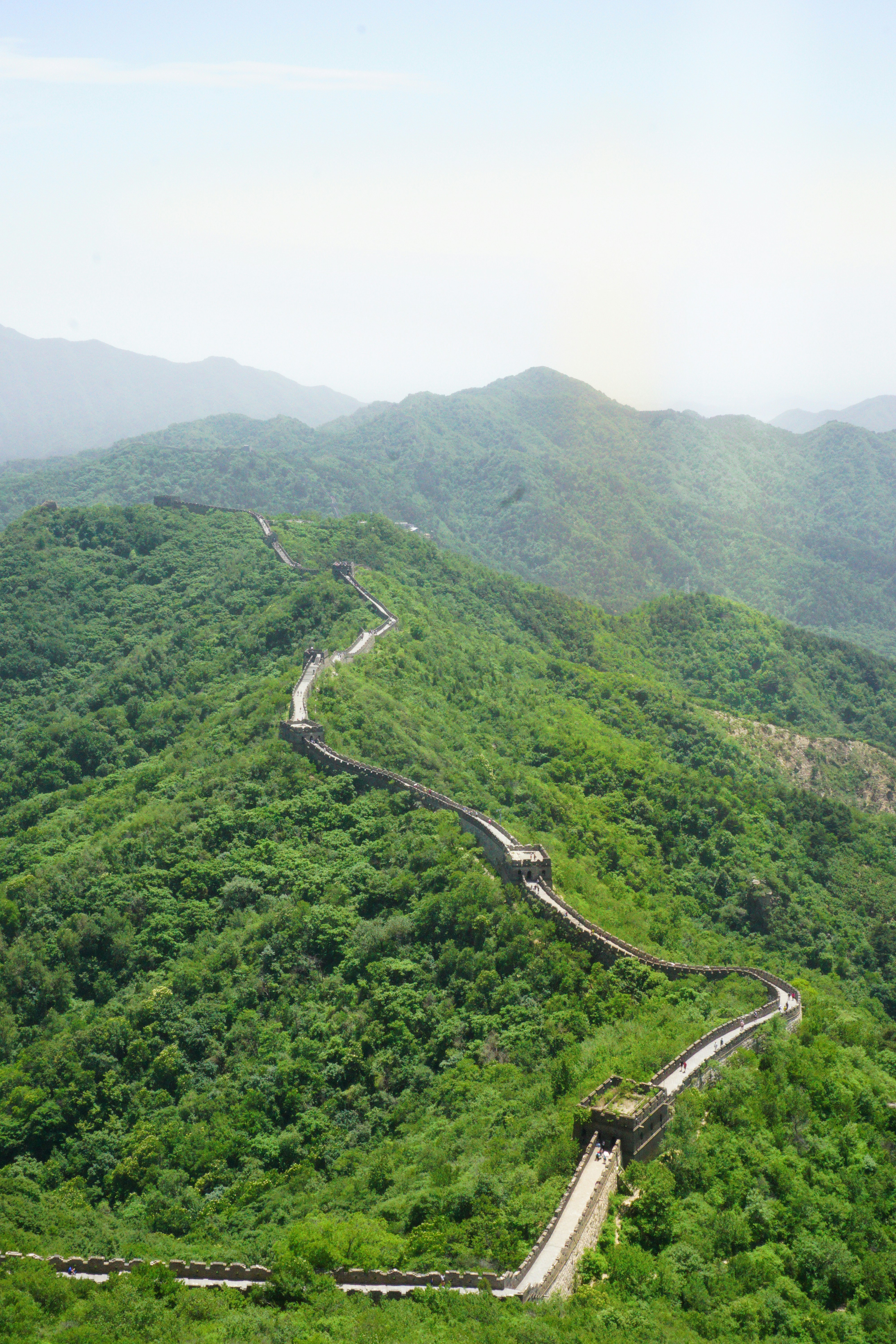 Great Wall of China photo from above